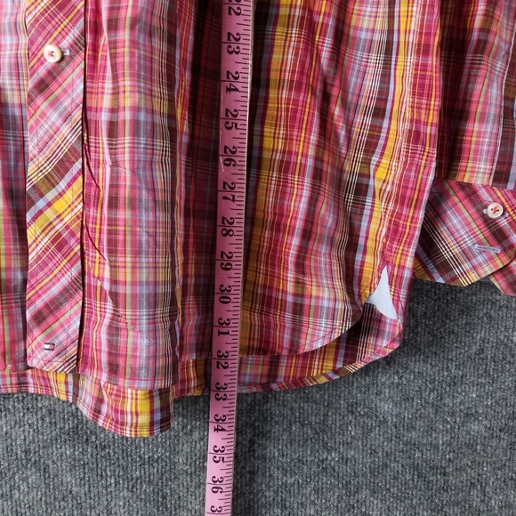 TOMMY HILFIGER Men's shirts button Down  long sleeve collared sz XXL - Picture 4 of 8